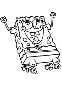 Desenhos para colorir do Bob Esponja – Página de colorir 70