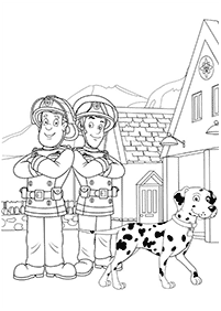 Desenhos para colorir do Bombeiro Sam - Página de colorir 52