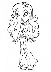 desenhos para colorir das Bratz - Página de colorir 25