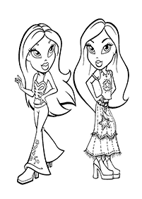 desenhos para colorir das Bratz - Página de colorir 30