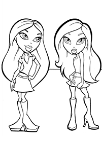 desenhos para colorir das Bratz - Página de colorir 37