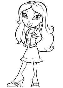 desenhos para colorir das Bratz - Página de colorir 43