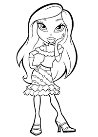 desenhos para colorir das Bratz - Página de colorir 44