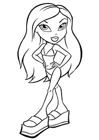 desenhos para colorir das Bratz - Página de colorir 68