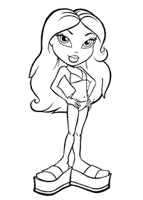 desenhos para colorir das Bratz - Página de colorir 69