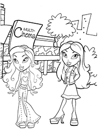 desenhos para colorir das Bratz - Página de colorir 76