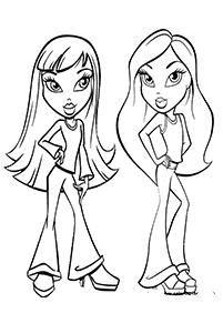 desenhos para colorir das Bratz - Página de colorir 77