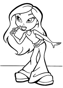 desenhos para colorir das Bratz - Página de colorir 79