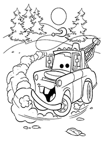 Desenhos para colorir de Carros (Disney) – Página de colorir 102