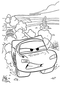 Desenhos para colorir de Carros (Disney) – Página de colorir 104