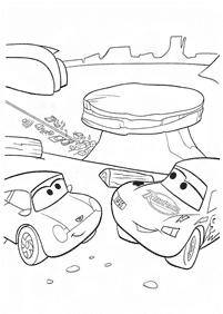 Desenhos para colorir de Carros (Disney) – Página de colorir 105