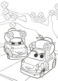 Desenhos para colorir de Carros (Disney) – Página de colorir 106