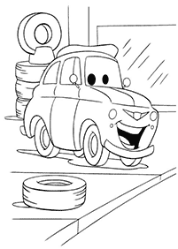 Desenhos para colorir de Carros (Disney) – Página de colorir 108