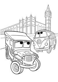 Desenhos para colorir de Carros (Disney) – Página de colorir 111