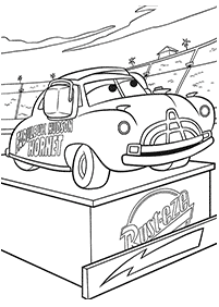 Desenhos para colorir de Carros (Disney) – Página de colorir 121