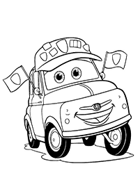 Desenhos para colorir de Carros (Disney) – Página de colorir 126