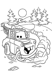 Desenhos para colorir de Carros (Disney) – Página de colorir 127