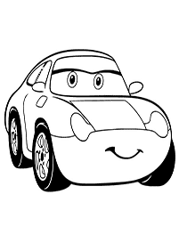 Desenhos para colorir de Carros (Disney) – Página de colorir 128