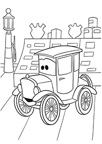 Desenhos para colorir de Carros (Disney) – Página de colorir 141