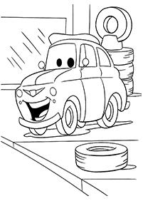 Desenhos para colorir de Carros (Disney) – Página de colorir 161