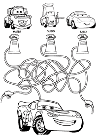 Desenhos para colorir de Carros (Disney) – Página de colorir 167