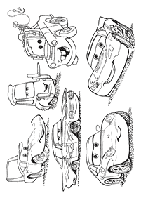 Desenhos para colorir de Carros (Disney) – Página de colorir 170