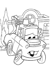 Desenhos para colorir de Carros (Disney) – Página de colorir 30
