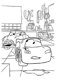 Desenhos para colorir de Carros (Disney) – Página de colorir 37