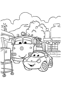 Desenhos para colorir de Carros (Disney) – Página de colorir 38