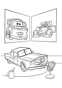 Desenhos para colorir de Carros (Disney) – Página de colorir 53