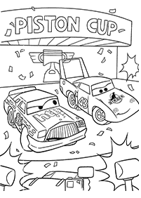 Desenhos para colorir de Carros (Disney) – Página de colorir 77