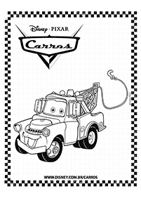 Desenhos para colorir de Carros (Disney) – Página de colorir 85