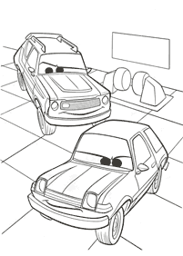 Desenhos para colorir de Carros (Disney) – Página de colorir 87
