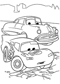 Desenhos para colorir de Carros (Disney) – Página de colorir 91