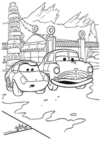 Desenhos para colorir de Carros (Disney) – Página de colorir 96