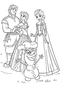 Desenhos de Frozen para colorir – Página de colorir 10