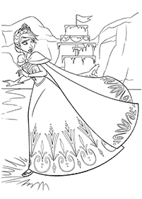 Desenhos de Frozen para colorir – Página de colorir 14