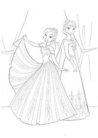 Desenhos de Frozen para colorir – Página de colorir 34