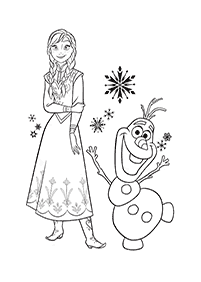 Desenhos de Frozen para colorir – Página de colorir 43