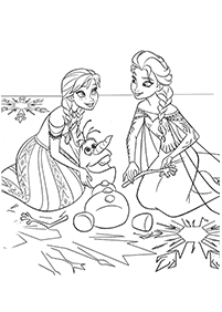 Desenhos de Frozen para colorir – Página de colorir 54