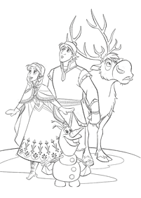 Desenhos de Frozen para colorir – Página de colorir 69