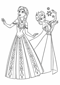 Desenhos de Frozen para colorir – Página de colorir 70