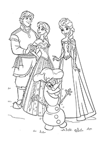 Desenhos de Frozen para colorir – Página de colorir 75