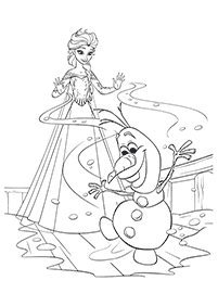 Desenhos de Frozen para colorir – Página de colorir 77