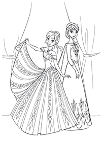 Desenhos de Frozen para colorir – Página de colorir 79