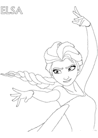 Desenhos de Frozen para colorir – Página de colorir 80