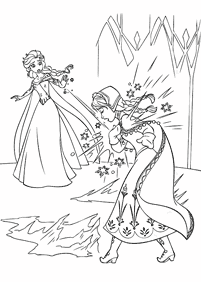 Desenhos de Frozen para colorir – Página de colorir 86