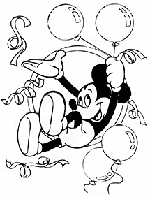 Desenhos do Mickey Mouse para colorir – Página de colorir 101