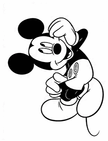 Desenhos do Mickey Mouse para colorir – Página de colorir 125