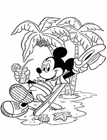 Desenhos do Mickey Mouse para colorir – Página de colorir 129